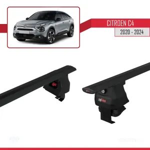 Citroen C4 2020 ve Sonrası ile uyumlu ACE-4 Ara Atkı Tavan Barı SİYAH thumb 2