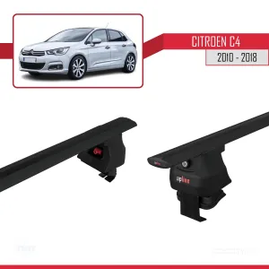 Citroen C4 2010-2018 Arası ile uyumlu ACE-4 Ara Atkı Tavan Barı SİYAH thumb 5