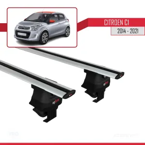 Citroen C1 2014-2021 Arası ile uyumlu ACE-4 Ara Atkı Tavan Barı GRİ thumb 4