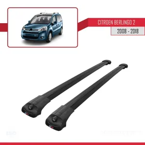 Citroen Berlingo 2008-2018 Arası ile uyumlu ACE-1 Ara Atkı Tavan Barı SİYAH thumb 4