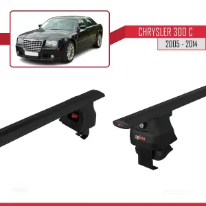 Chrysler 300 C 2005-2014 Arası ile uyumlu ACE-4 Ara Atkı Tavan Barı SİYAH thumb 5