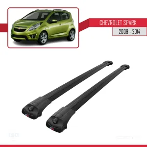 Chevrolet Spark 2009-2014 Arası ile uyumlu ACE-1 Ara Atkı Tavan Barı SİYAH thumb 3