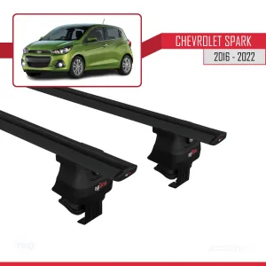 Chevrolet Spark (M400) 2016-2022 Arası ile uyumlu ACE-4 Ara Atkı Tavan Barı SİYAH thumb 4