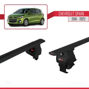 Chevrolet Spark (M400) 2016-2022 Arası ile uyumlu ACE-4 Ara Atkı Tavan Barı SİYAH thumb 5