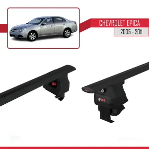 Chevrolet Epica 2005-2011 Arası ile uyumlu ACE-4 Ara Atkı Tavan Barı SİYAH thumb 5