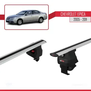 Chevrolet Epica 2005-2011 Arası ile uyumlu ACE-4 Ara Atkı Tavan Barı GRİ thumb 3