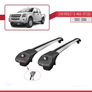Chevrolet D-Max (RT50) 2012-2015 Arası ile uyumlu ACE-1 Ara Atkı Tavan Barı GRİ thumb 4