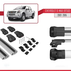 Chevrolet D-Max (RT50) 2012-2015 Arası ile uyumlu ACE-1 Ara Atkı Tavan Barı GRİ thumb 5
