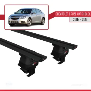 Chevrolet Cruze Hatchback 2009-2016 Arası ile uyumlu ACE-4 Ara Atkı Tavan Barı SİYAH thumb 4