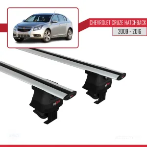 Chevrolet Cruze Hatchback 2009-2016 Arası ile uyumlu ACE-4 Ara Atkı Tavan Barı GRİ thumb 2