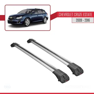 Chevrolet Cruze 2009-2016 Arası ile uyumlu ACE-1 Ara Atkı Tavan Barı GRİ thumb 3