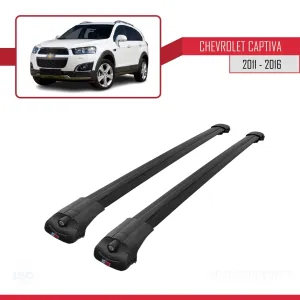 Chevrolet Captiva 2011-2016 Arası ile uyumlu ACE-1 Ara Atkı Tavan Barı SİYAH thumb 3