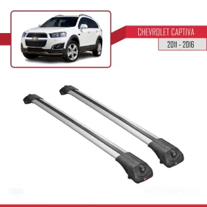 Chevrolet Captiva 2011-2016 Arası ile uyumlu ACE-1 Ara Atkı Tavan Barı GRİ thumb 3