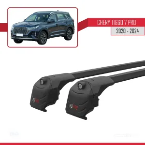 Chery Tiggo 7 PRO 2020 ve Sonrası ile uyumlu ACE-2 Ara Atkı Tavan Barı SİYAH thumb 4