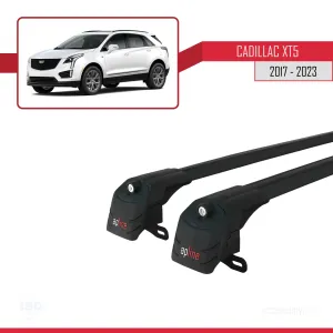 Cadillac XT5 2017-2023 Arası ile uyumlu ACE-2 Ara Atkı Tavan Barı SİYAH thumb 4