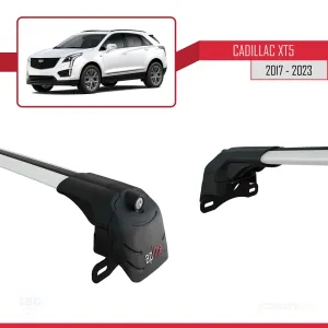 Cadillac XT5 2017-2023 Arası ile uyumlu ACE-2 Ara Atkı Tavan Barı GRİ thumb 5