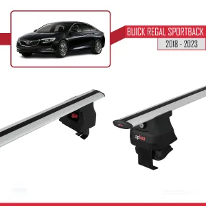 Buick Regal Sportback 2018-2023 Arası ile uyumlu ACE-4 Ara Atkı Tavan Barı GRİ thumb 3