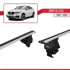BMW X6 (F16) 2015-2019 Arası ile uyumlu ACE-4 Ara Atkı Tavan Barı GRİ thumb 3