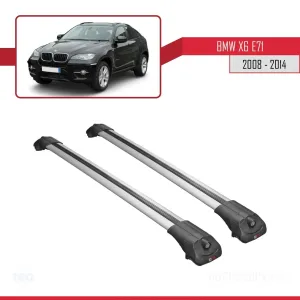 BMW X6 (E71) için 2008-2014 Arası ile uyumlu ACE-1 Ara Atkı Tavan Barı GRİ thumb 3