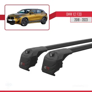 BMW X2 F39 2018 ve Sonrası ile uyumlu ACE-2 Ara Atkı Tavan Barı SİYAH thumb 4