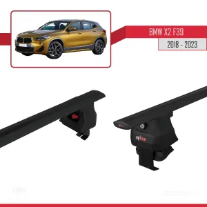 BMW X2 (F39) 2018 ve Sonrası ile uyumlu ACE-4 Ara Atkı Tavan Barı SİYAH thumb 5