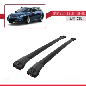 BMW 5 Serisi (E61) TOURING 2004-2010 Arası ile uyumlu ACE-1 Ara Atkı Tavan Barı SİYAH thumb 3