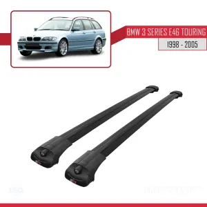 BMW 3 Serisi (E46) TOURING 1998-2005 Arası ile uyumlu ACE-1 Ara Atkı Tavan Barı SİYAH thumb 3