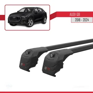 Audi Q8 (F1) 2018 ve Sonrası ile uyumlu ACE-2 Ara Atkı Tavan Barı SİYAH thumb 4