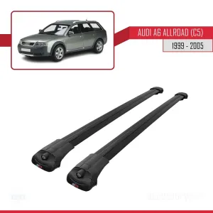 Audi A6 (C5) Allroad 1999-2005 Arası ile uyumlu ACE-1 Ara Atkı Tavan Barı SİYAH thumb 3