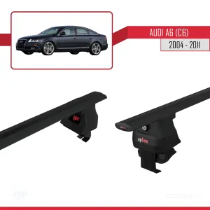Audi A6 (4F/C6) 2004-2011 Arası ile uyumlu ACE-4 Ara Atkı Tavan Barı SİYAH thumb 5