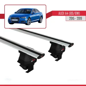 Audi A4 (B9/8W) 2015-2019 Arası ile uyumlu ACE-4 Ara Atkı Tavan Barı GRİ thumb 2