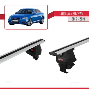 Audi A4 (B9/8W) 2015-2019 Arası ile uyumlu ACE-4 Ara Atkı Tavan Barı GRİ thumb 3