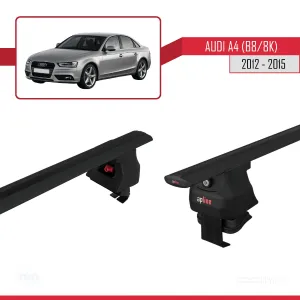 Audi A4 (B8/8K) 2012-2015 Arası ile uyumlu ACE-4 Ara Atkı Tavan Barı SİYAH thumb 5