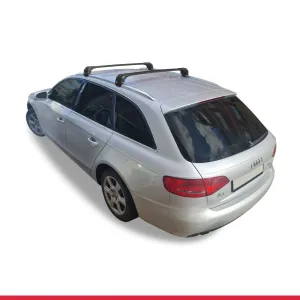 Audi A4 (B8) AVANT 2008-2015 Arası ile uyumlu ACE-2 Ara Atkı Tavan Barı SİYAH thumb 3