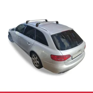 Audi A4 (B8) AVANT 2008-2015 Arası ile uyumlu ACE-2 Ara Atkı Tavan Barı GRİ thumb 3