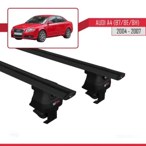 Audi A4 (B7/8E/8H) 2004-2007 Arası ile uyumlu ACE-4 Ara Atkı Tavan Barı SİYAH thumb 4