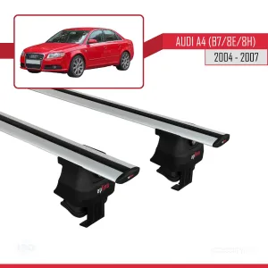 Audi A4 (B7/8E/8H) 2004-2007 Arası ile uyumlu ACE-4 Ara Atkı Tavan Barı GRİ thumb 4