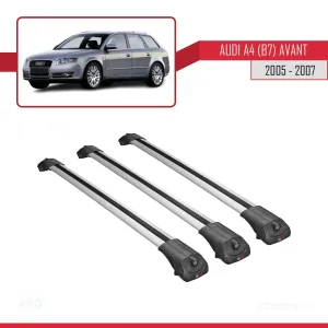 Audi A4 (B7) Avant2005-2007 Arası ile uyumlu ACE-1 Ara Atkı Tavan Barı GRİ 3 ADET BAR thumb 3