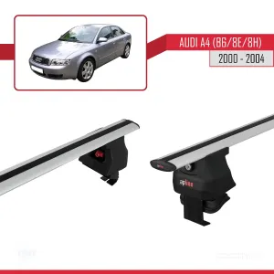Audi A4 (B6/8E/8H) 2000-2004 Arası ile uyumlu ACE-4 Ara Atkı Tavan Barı GRİ thumb 5