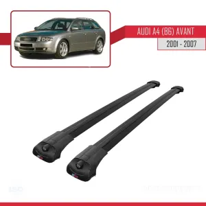 Audi A4 (B6) AVANT 2001-2007 Arası ile uyumlu ACE-1 Ara Atkı Tavan Barı SİYAH thumb 3