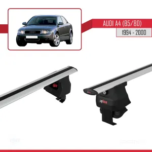 Audi A4 (B5/8D) 1994-2000 Arası ile uyumlu ACE-4 Ara Atkı Tavan Barı GRİ thumb 3