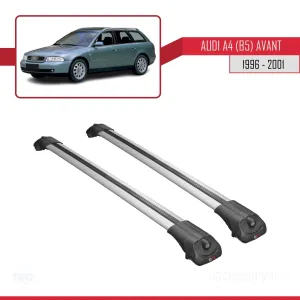 Audi A4 (B5) Avant 1996-2001 Arası ile uyumlu ACE-1 Ara Atkı Tavan Barı GRİ thumb 3