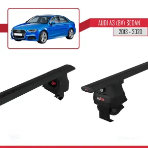 Audi A3/S3 (8V) Sedan 2013-2020 Arası ile uyumlu ACE-4 Ara Atkı Tavan Barı SİYAH thumb 5