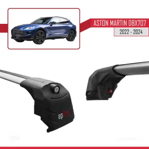 Aston Martin DBX707 2022 ve Sonrası ile uyumlu ACE-2 Ara Atkı Tavan Barı GRİ thumb 5