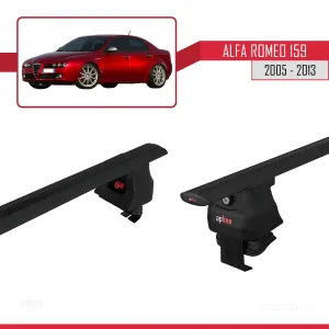 Alfa Romeo 159 2005-2013 Arası ile uyumlu ACE-4 Ara Atkı Tavan Barı SİYAH thumb 5