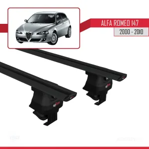 Alfa Romeo 147 2000-2010 Arası ile uyumlu ACE-4 Ara Atkı Tavan Barı SİYAH thumb 4