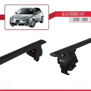 Alfa Romeo 147 2000-2010 Arası ile uyumlu ACE-4 Ara Atkı Tavan Barı SİYAH thumb 5