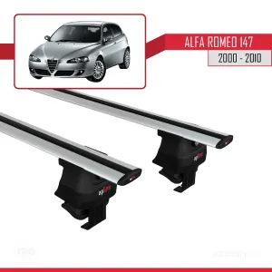 Alfa Romeo 147 2000-2010 Arası ile uyumlu ACE-4 Ara Atkı Tavan Barı GRİ thumb 2