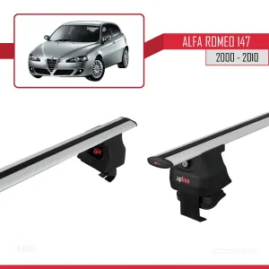 Alfa Romeo 147 2000-2010 Arası ile uyumlu ACE-4 Ara Atkı Tavan Barı GRİ thumb 3
