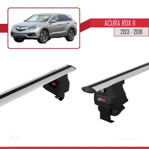 Acura RDX II 2013-2018 Arası ile uyumlu ACE-4 Ara Atkı Tavan Barı GRİ thumb 3